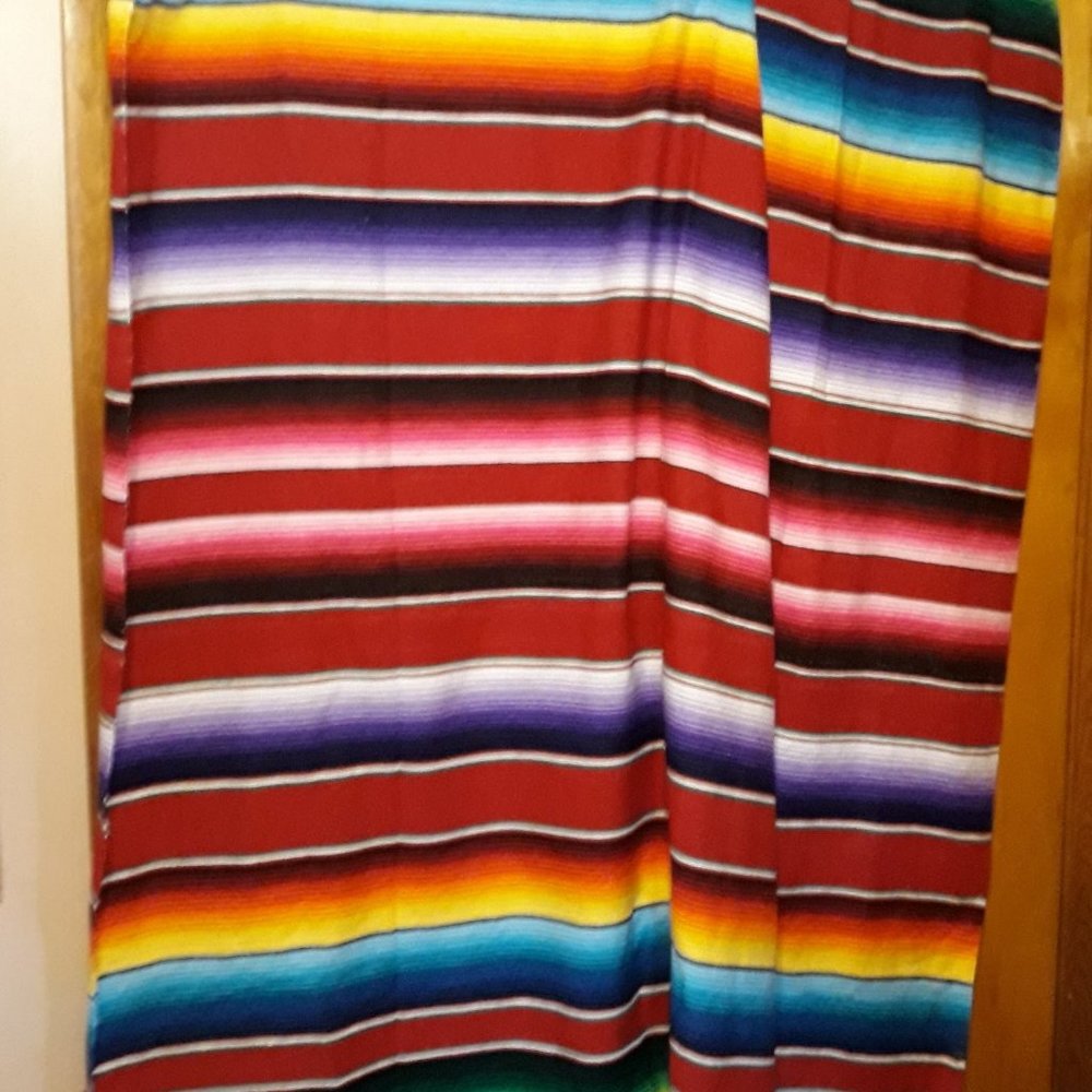 Mexican Serape Beach Blanket